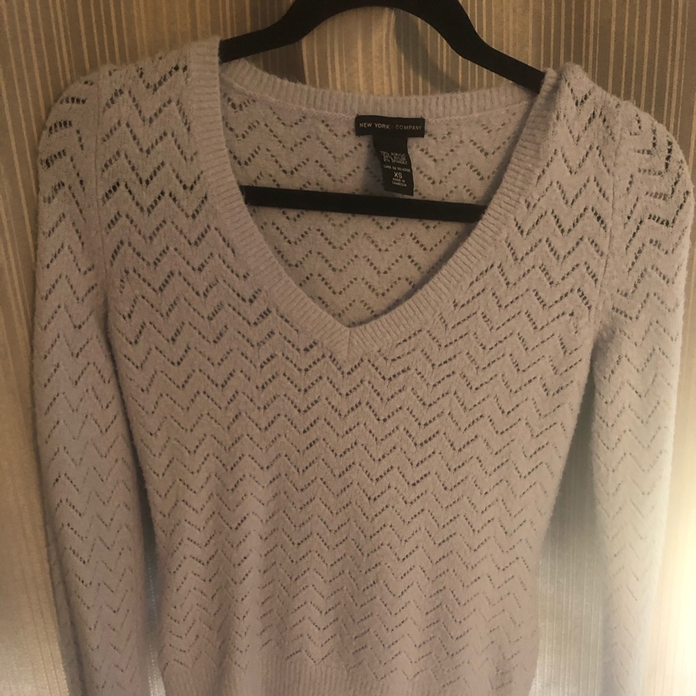 NY & Company Periwinkle Sweater